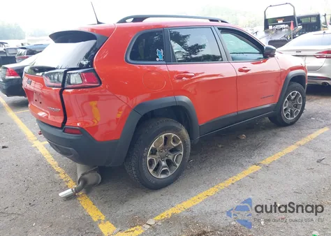 2021 Jeep Cherokee Trailhawk 4X4 из США, поврежденный, VIN 1C4PJMBX7MD119689